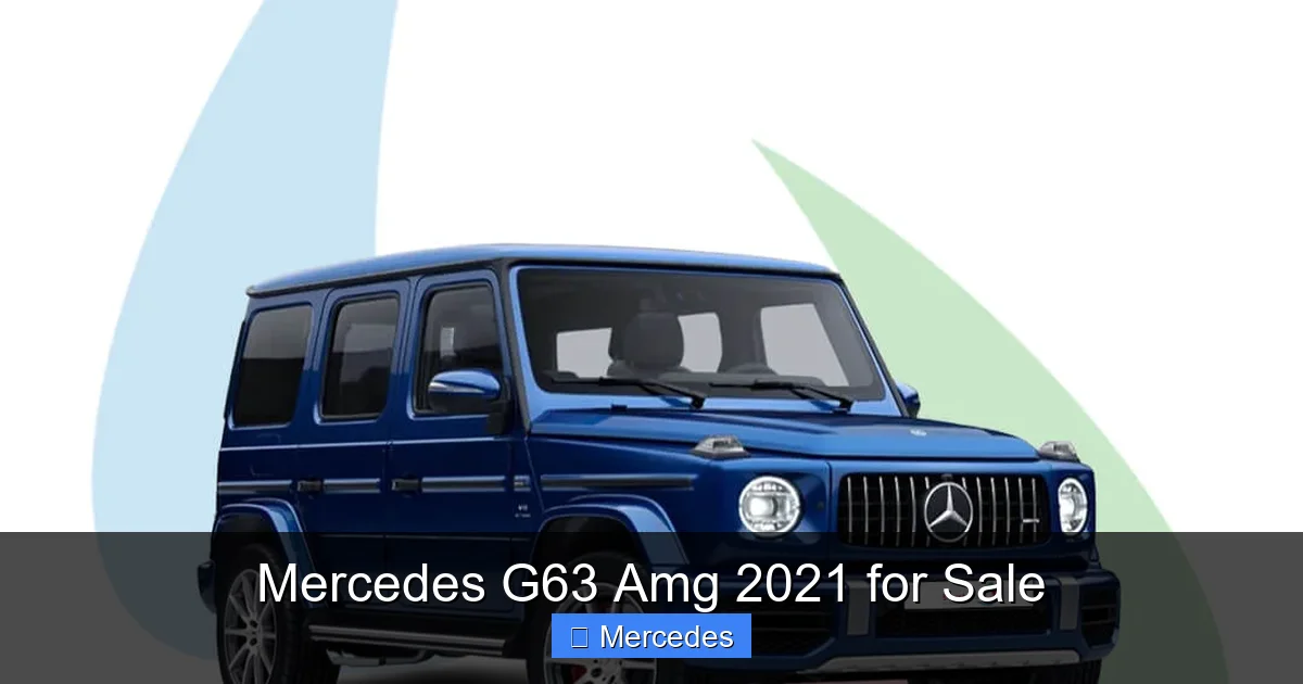 Mercedes G63 Amg 2021 for Sale