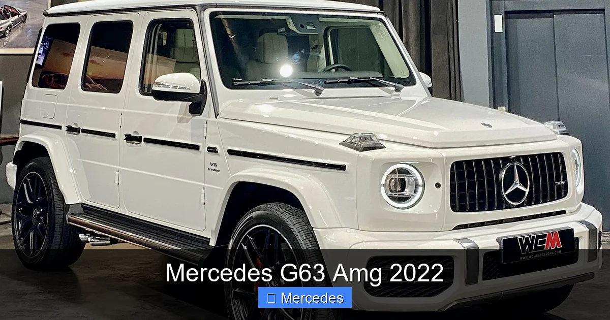 Mercedes G63 Amg 2022