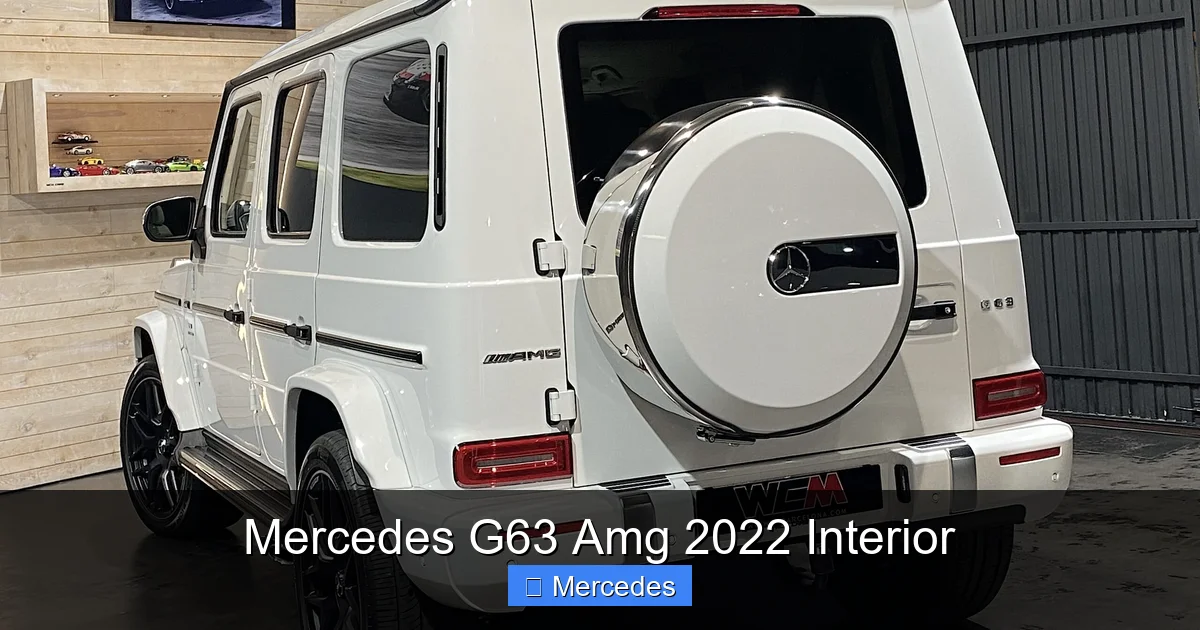 Mercedes G63 Amg 2022 Interior