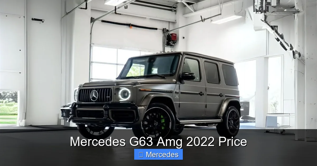 Mercedes G63 Amg 2022 Price