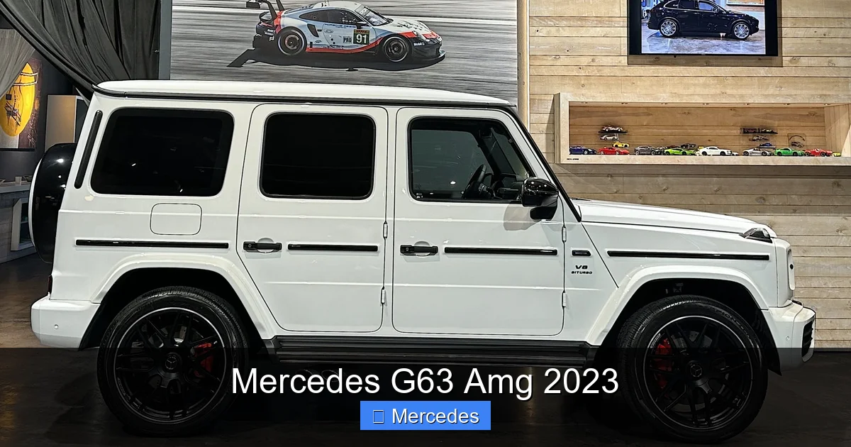 Mercedes G63 Amg 2023