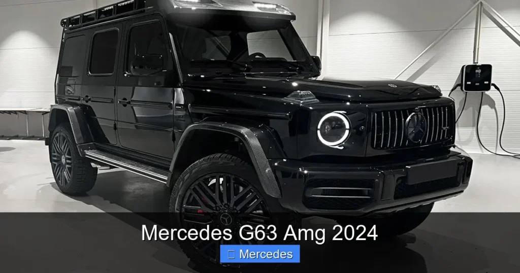 Mercedes G63 Amg 2024
