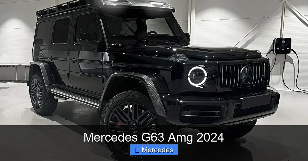 Mercedes G63 Amg 2024