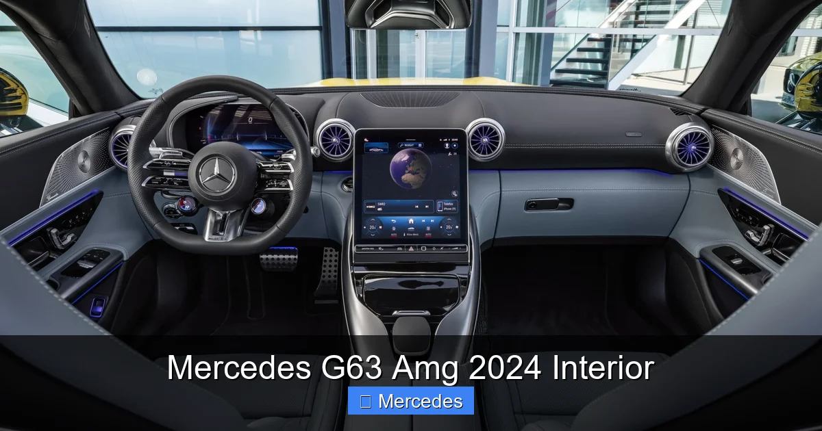 Mercedes G63 Amg 2024 Interior