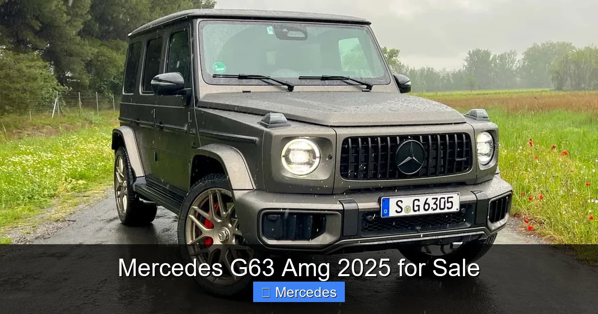 Mercedes G63 Amg 2025 for Sale