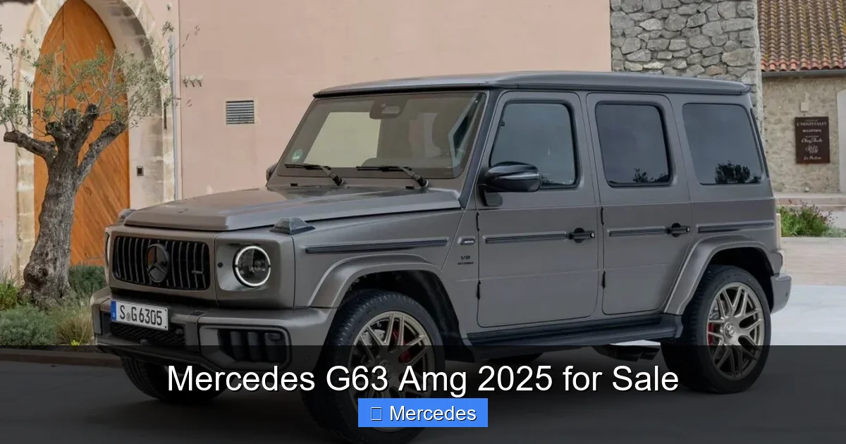 Mercedes G63 Amg 2025 for Sale