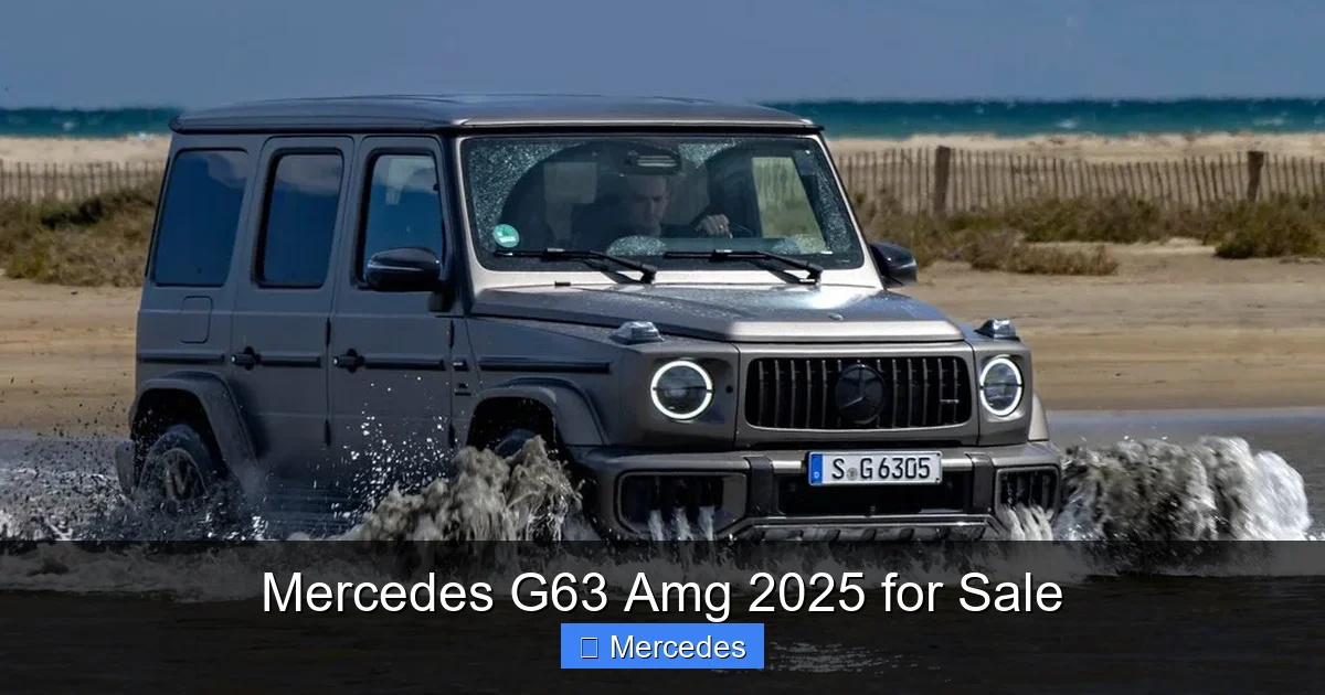 Mercedes G63 Amg 2025 for Sale