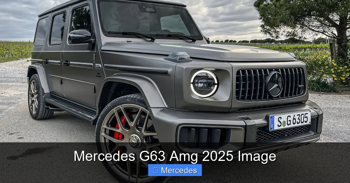 Mercedes G63 Amg 2025 Image