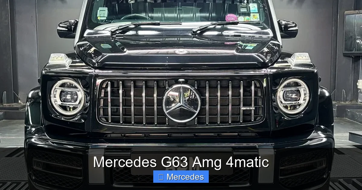 Mercedes G63 Amg 4matic