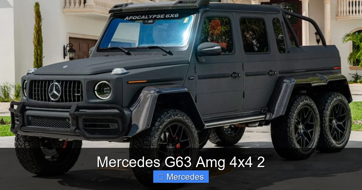 Mercedes G63 Amg 4x4 2