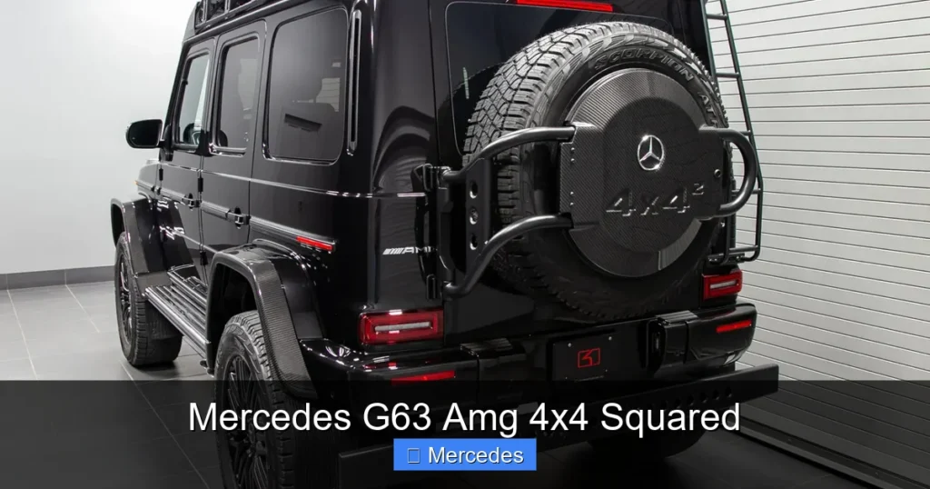 Mercedes G63 Amg 4x4 Squared