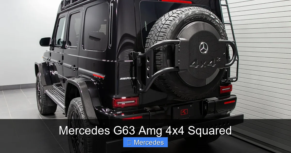 Mercedes G63 Amg 4x4 Squared