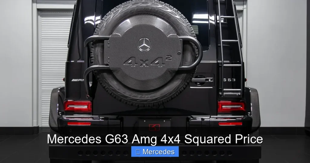 Mercedes G63 Amg 4x4 Squared Price