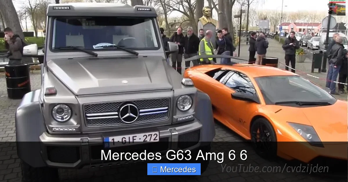 Mercedes G63 Amg 6 6
