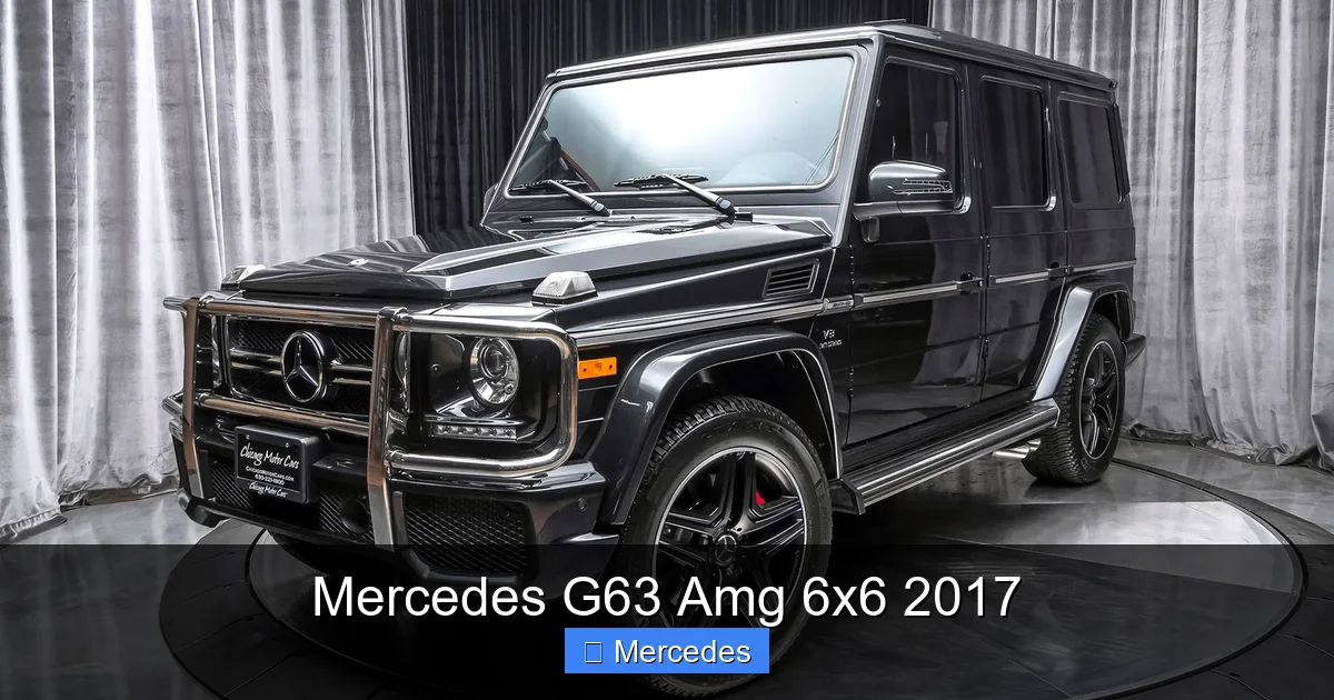 Mercedes G63 Amg 6x6 2017