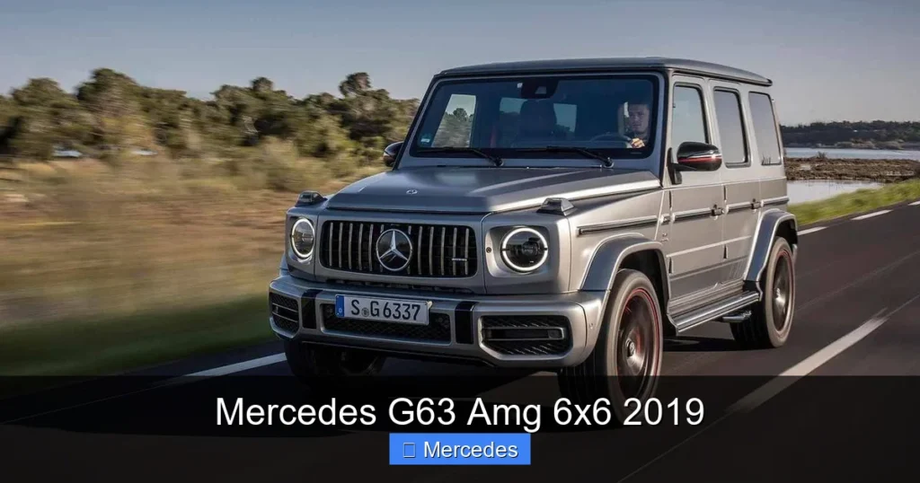 Mercedes G63 Amg 6x6 2019