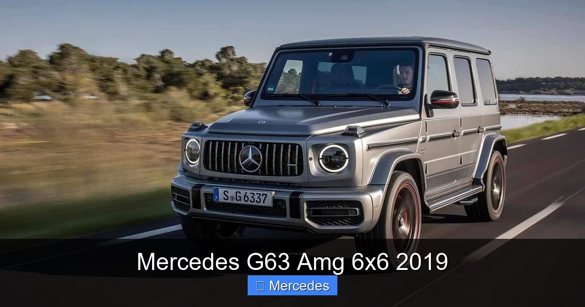 Mercedes G63 Amg 6x6 2019