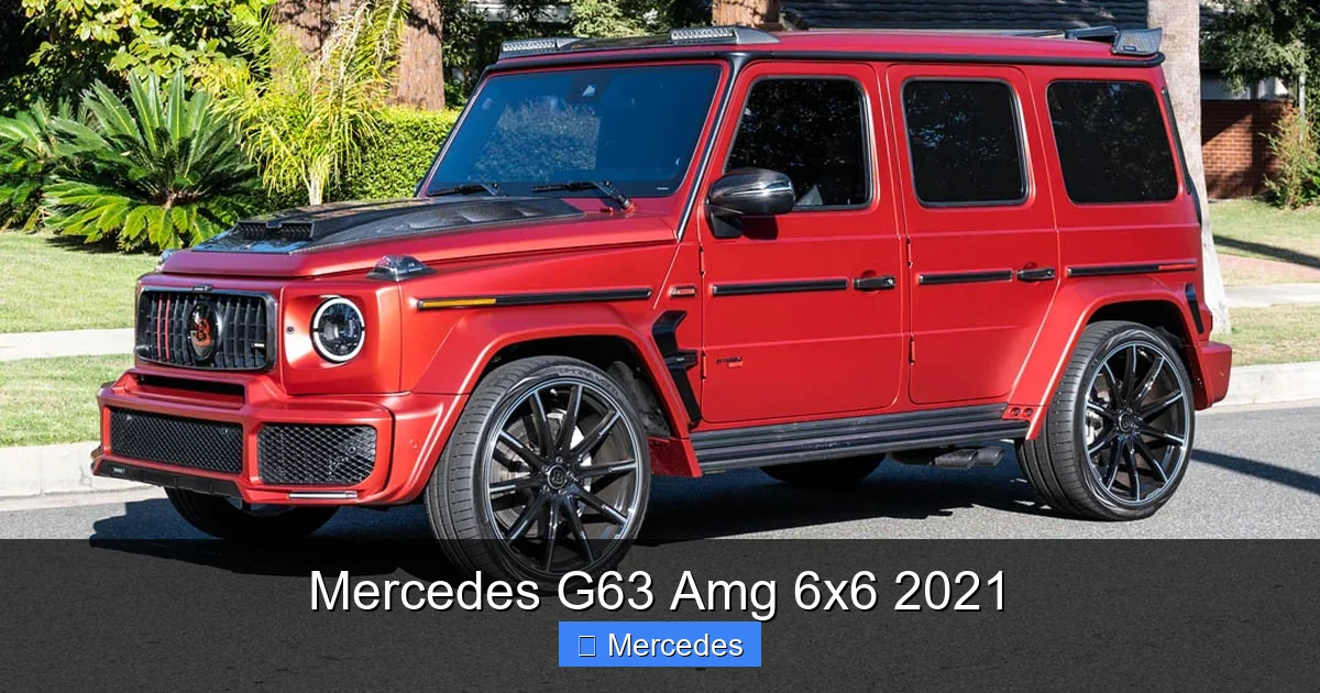Mercedes G63 Amg 6x6 2021