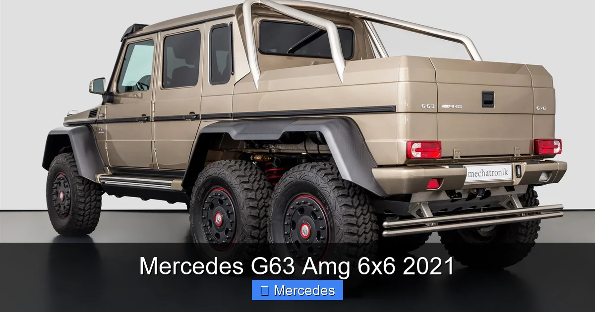 Mercedes G63 Amg 6x6 2021