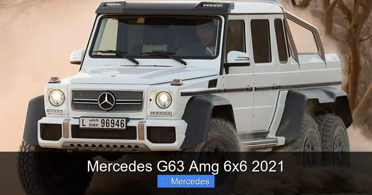 Mercedes G63 Amg 6x6 2021