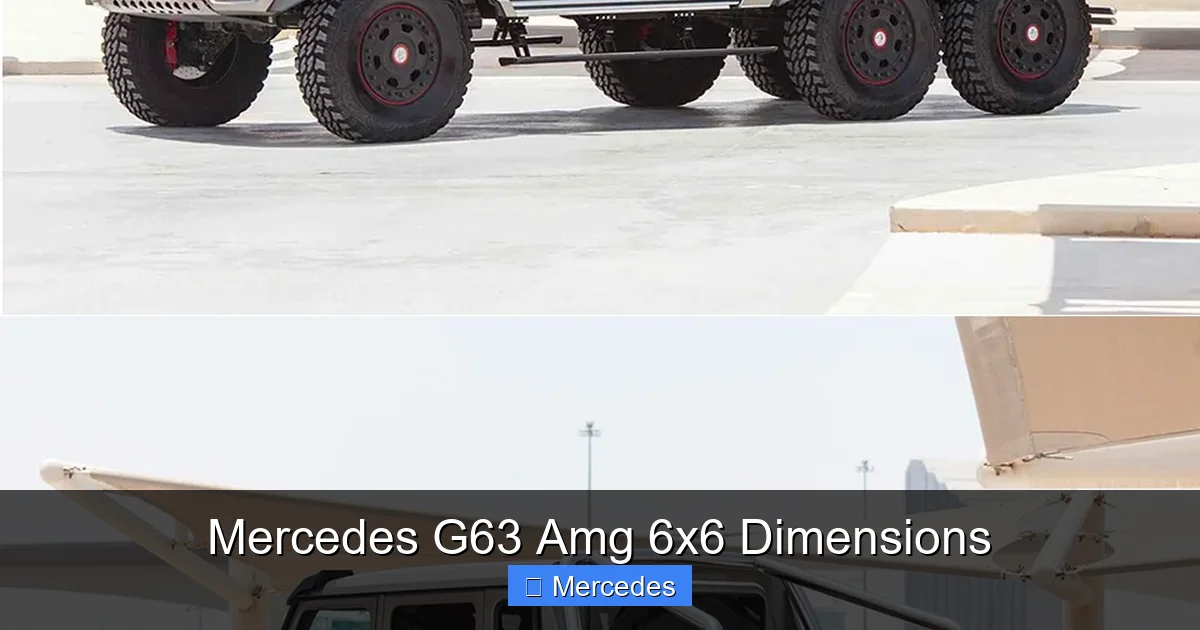 Mercedes G63 Amg 6x6 Dimensions