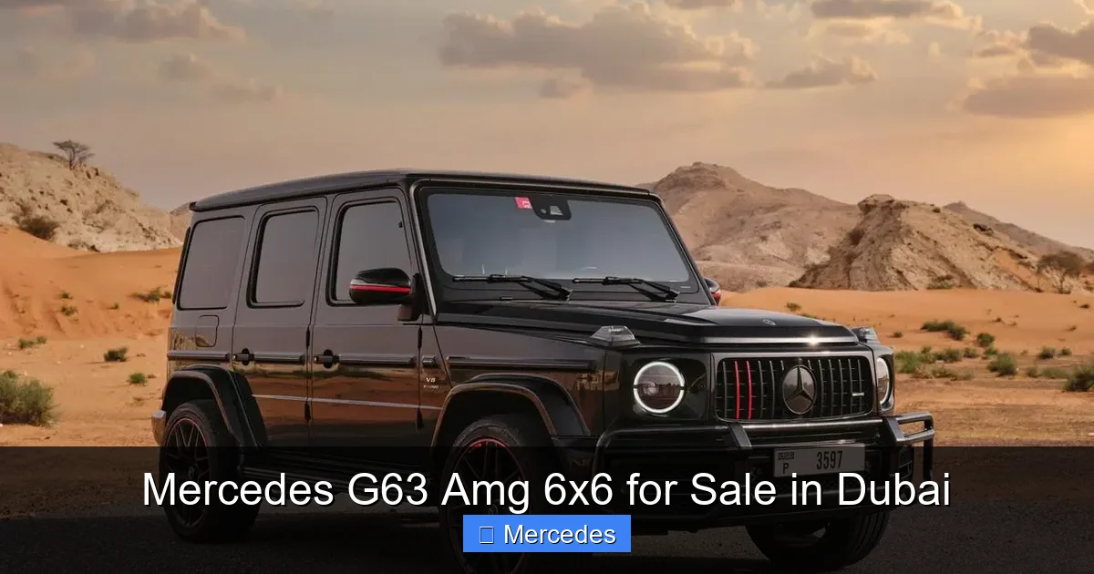 Mercedes G63 Amg 6x6 for Sale in Dubai