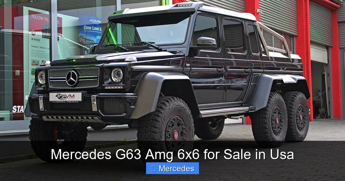 Mercedes G63 Amg 6x6 for Sale in Usa