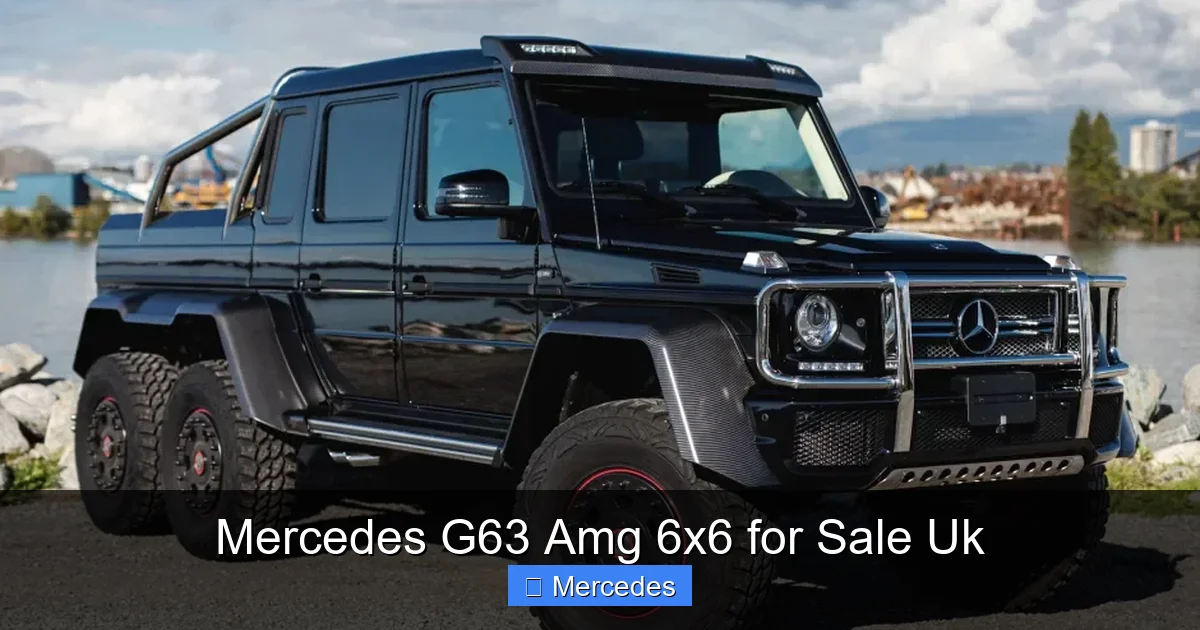 Mercedes G63 Amg 6x6 for Sale Uk