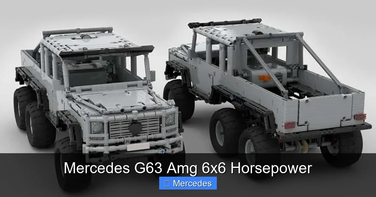 Mercedes G63 Amg 6x6 Horsepower