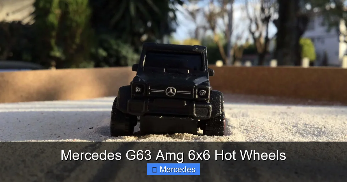 Mercedes G63 Amg 6x6 Hot Wheels