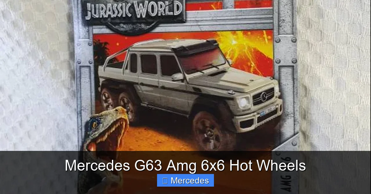 Mercedes G63 Amg 6x6 Hot Wheels