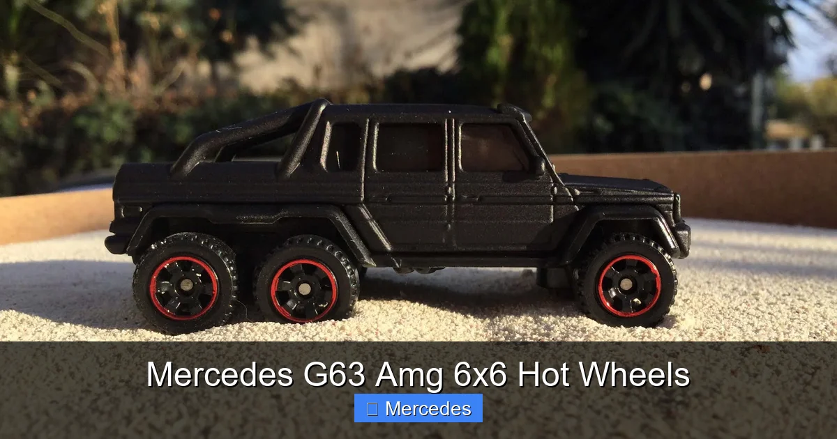 Mercedes G63 Amg 6x6 Hot Wheels