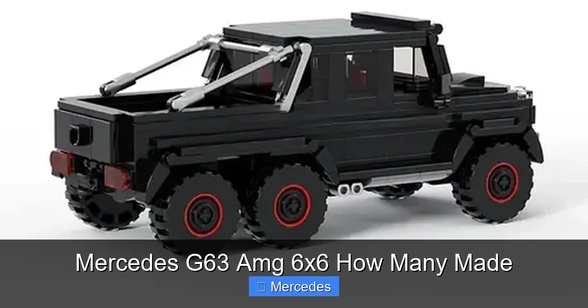 Mercedes G63 Amg 6x6 How Many Made