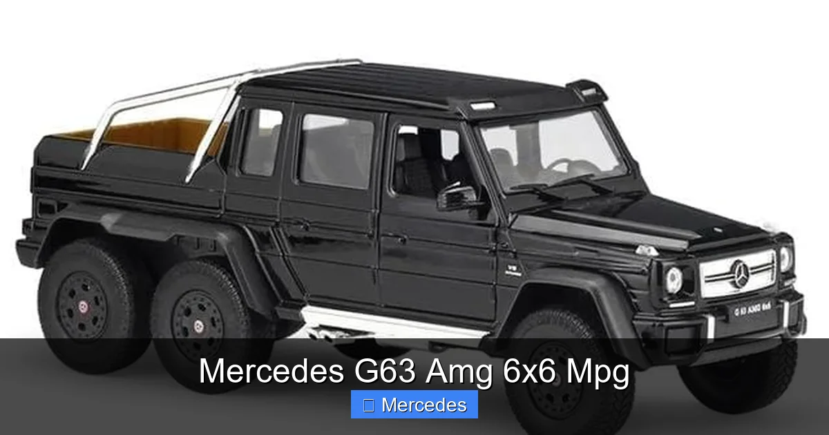 Mercedes G63 Amg 6x6 Mpg