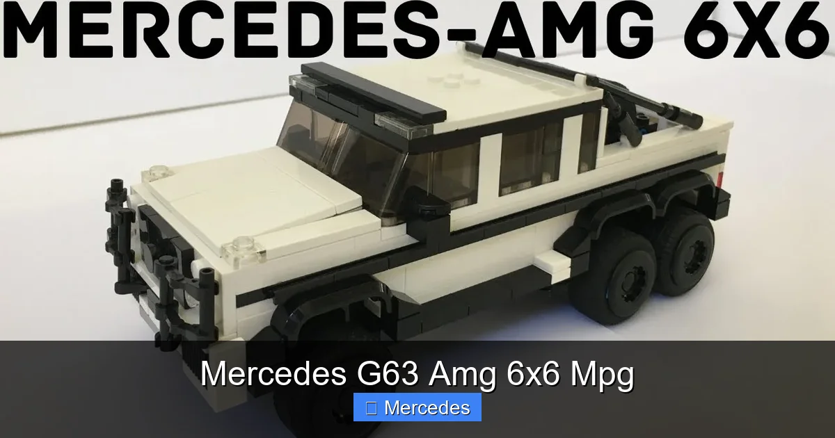 Mercedes G63 Amg 6x6 Mpg