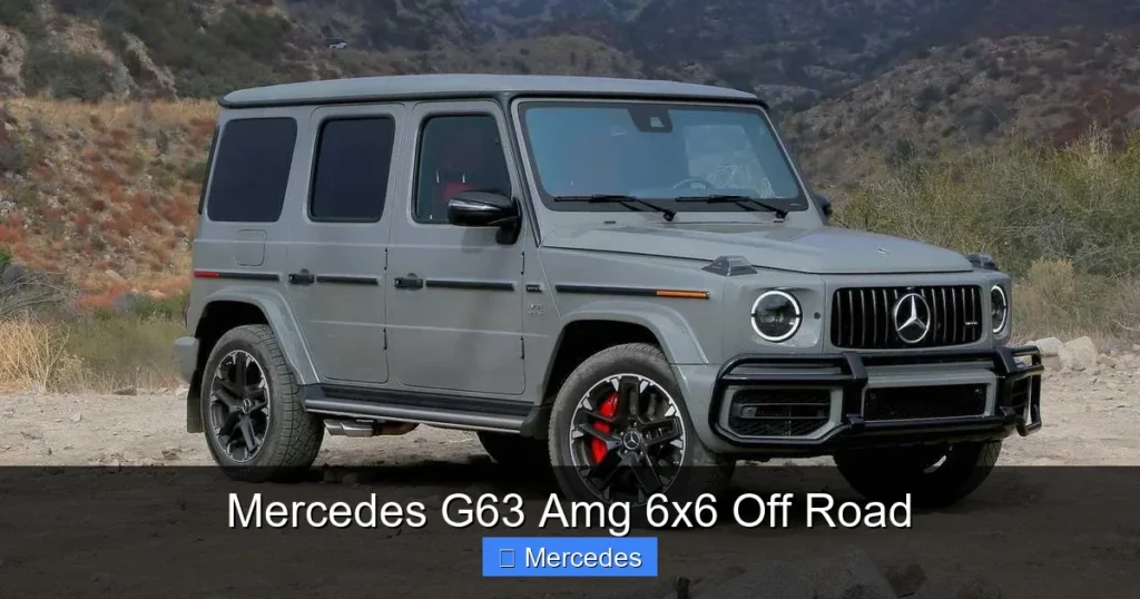 Mercedes G63 Amg 6x6 Off Road