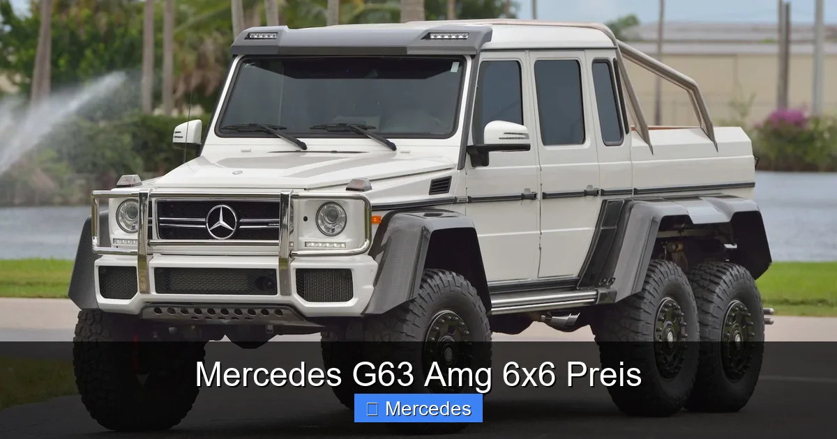 Mercedes G63 Amg 6x6 Preis