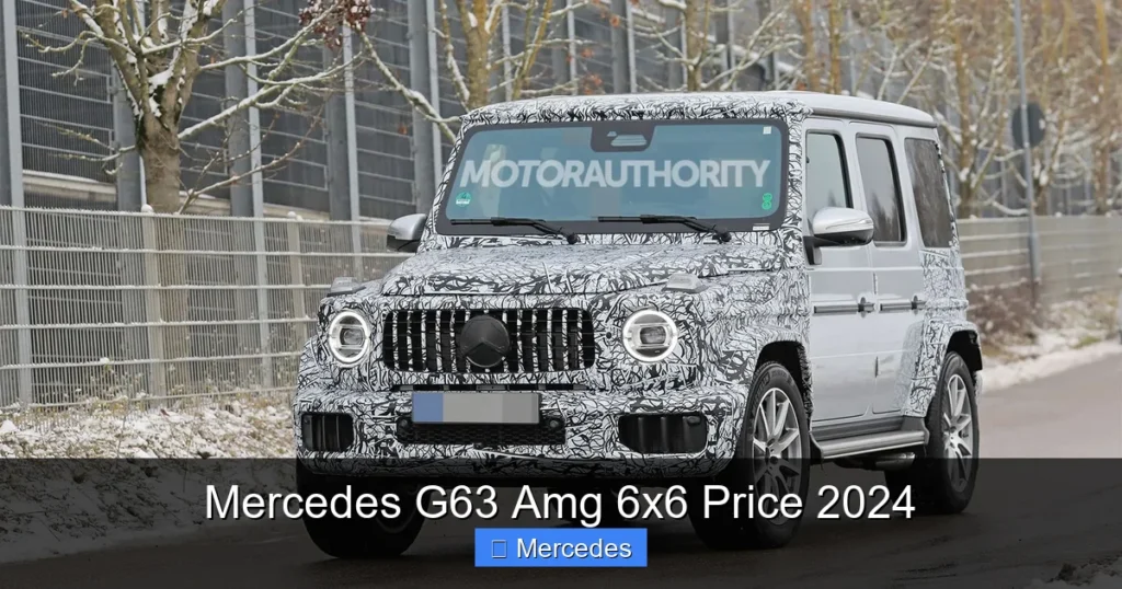 Mercedes G63 Amg 6x6 Price 2024