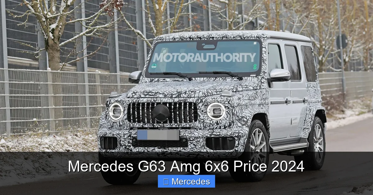 Mercedes G63 Amg 6x6 Price 2024
