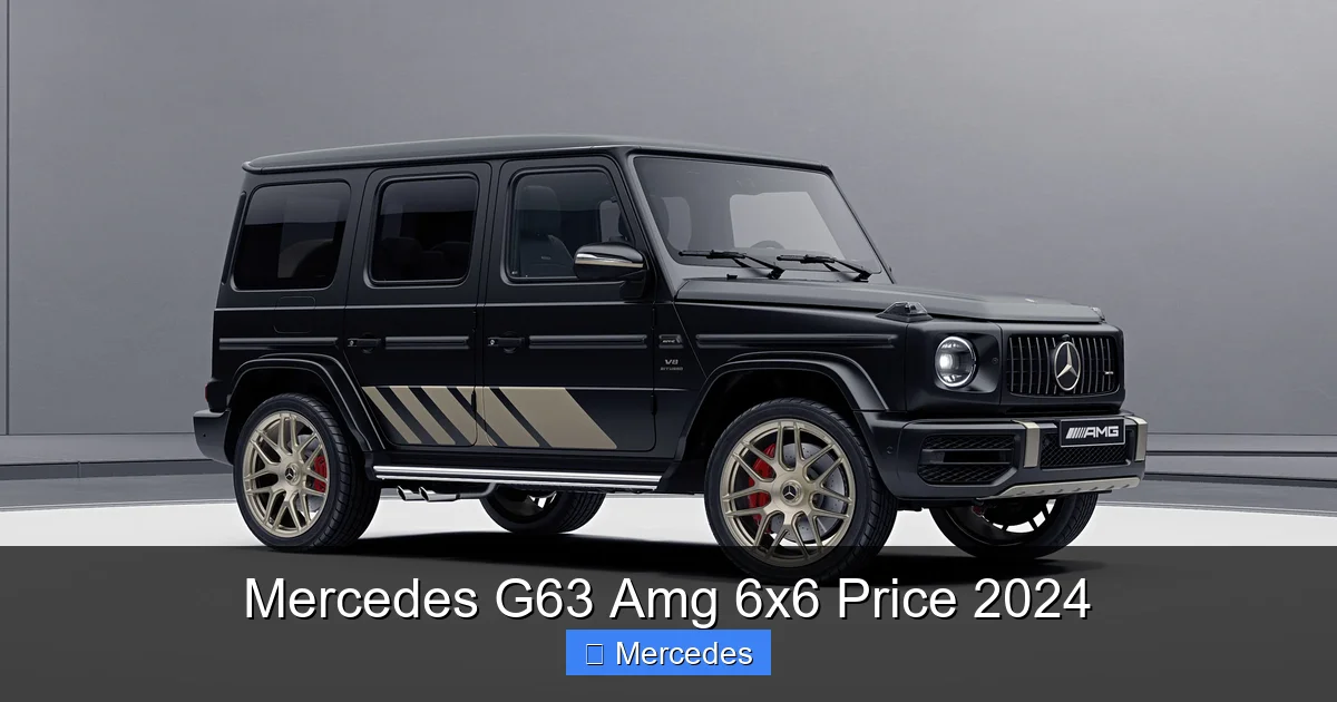 Mercedes G63 Amg 6x6 Price 2024