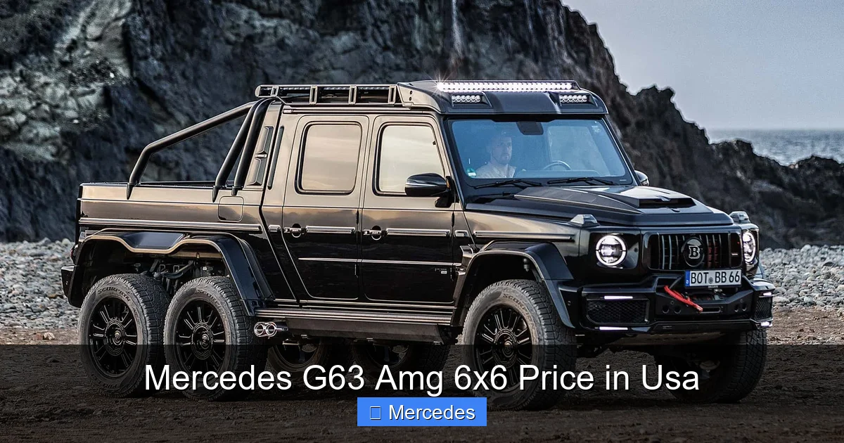 Mercedes G63 Amg 6x6 Price in Usa
