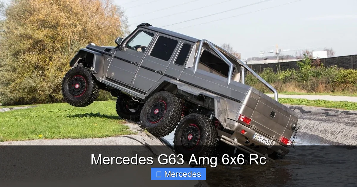 Mercedes G63 Amg 6x6 Rc
