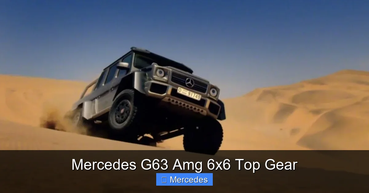 Mercedes G63 Amg 6x6 Top Gear