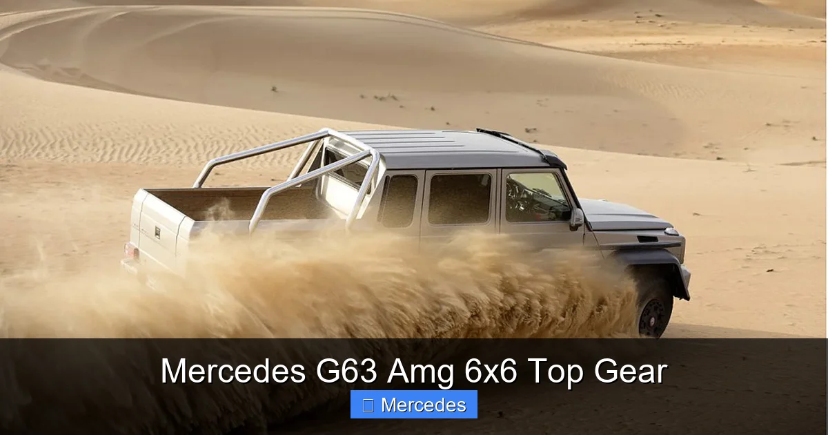 Mercedes G63 Amg 6x6 Top Gear
