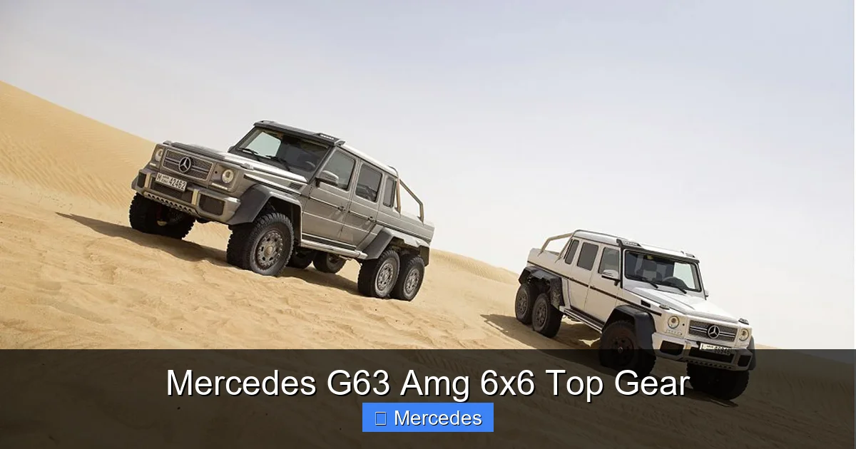 Mercedes G63 Amg 6x6 Top Gear