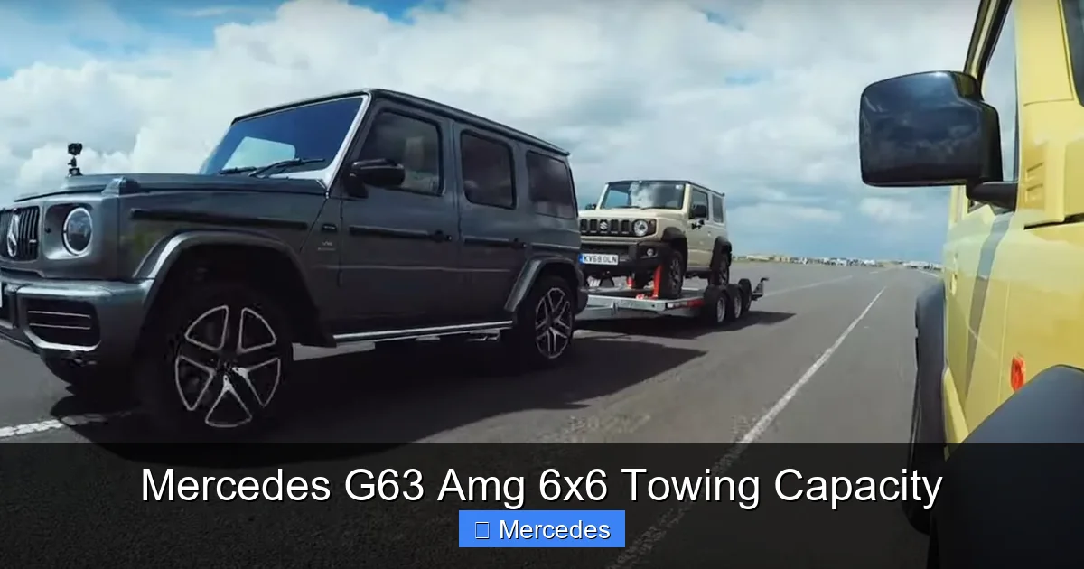 Mercedes G63 Amg 6x6 Towing Capacity