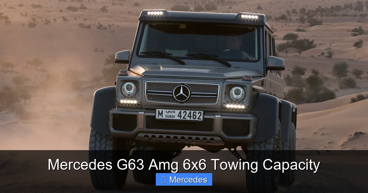 Mercedes G63 Amg 6x6 Towing Capacity