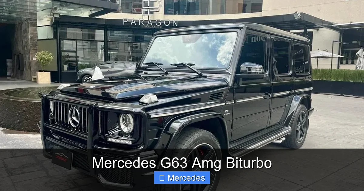 Mercedes G63 Amg Biturbo