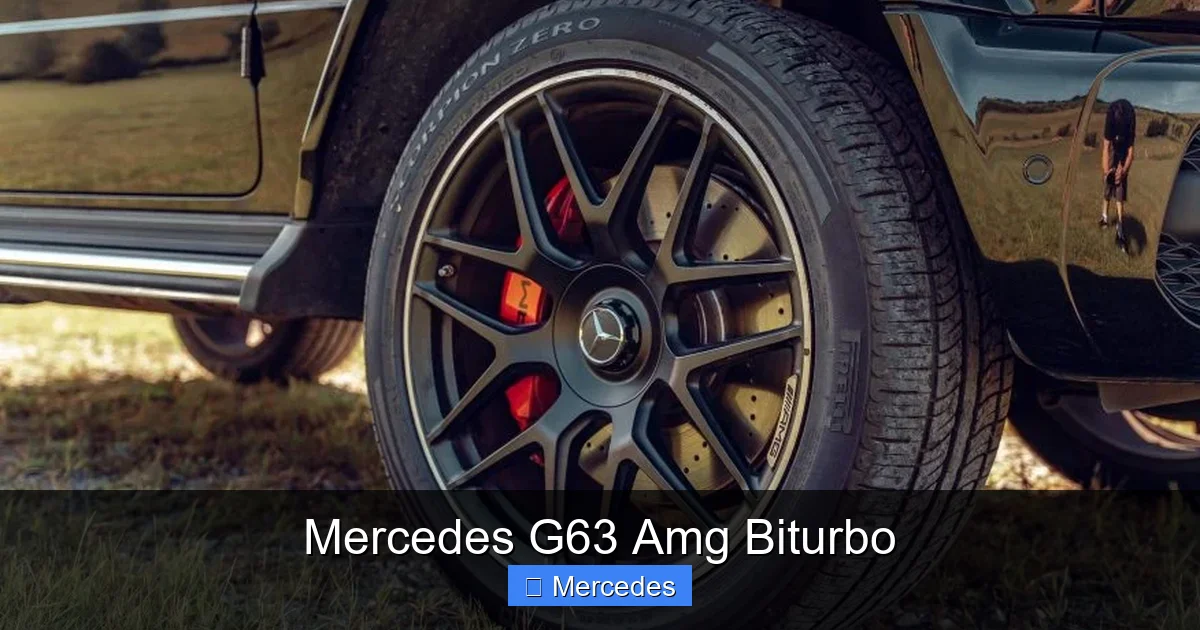 Mercedes G63 Amg Biturbo