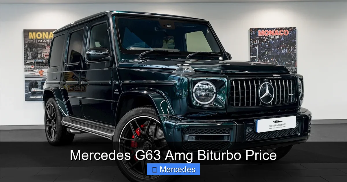 Mercedes G63 Amg Biturbo Price